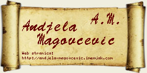 Anđela Magovčević vizit kartica